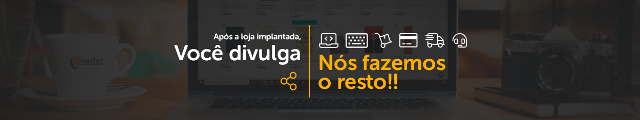 Lojas e livrarias virtuais parceiras do CEDET